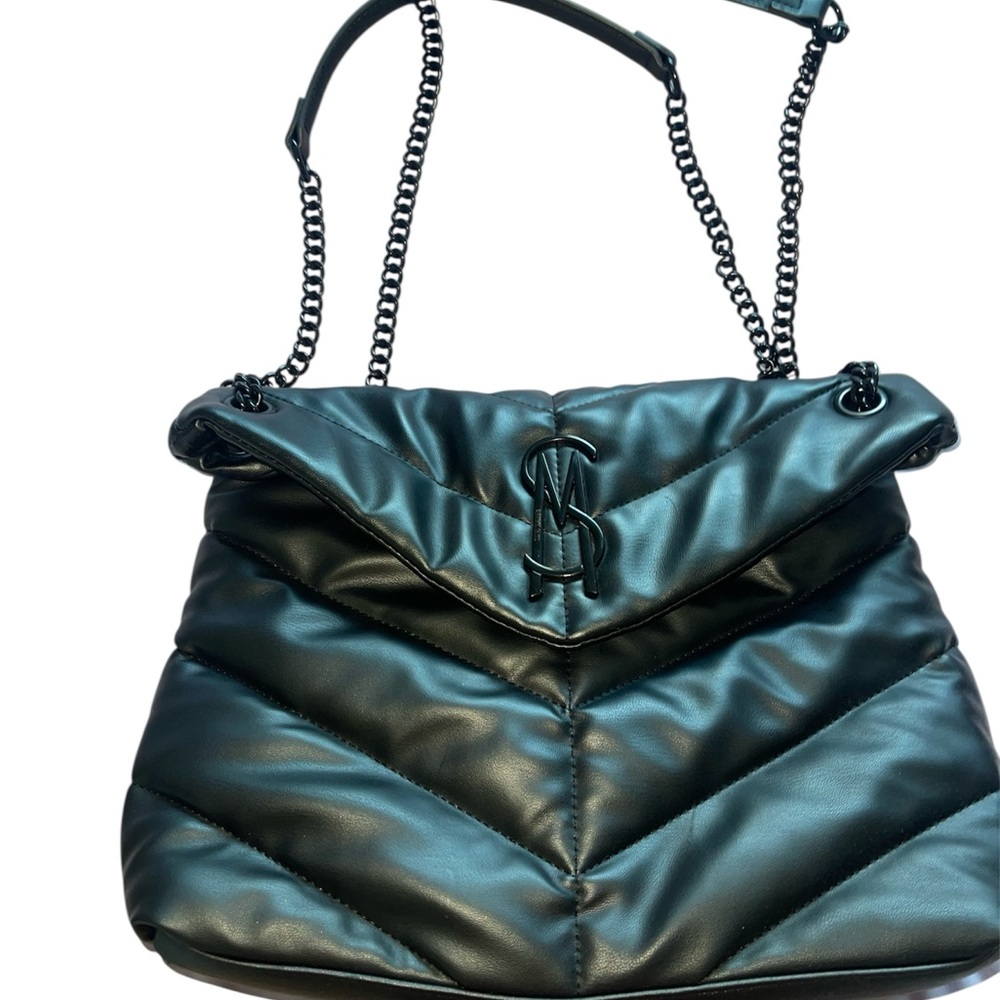 Steve Madden Black Quilted Shoulder Bag